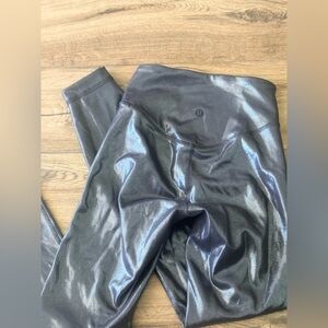 Lululemon align shine black high rise leggings 25” size 0